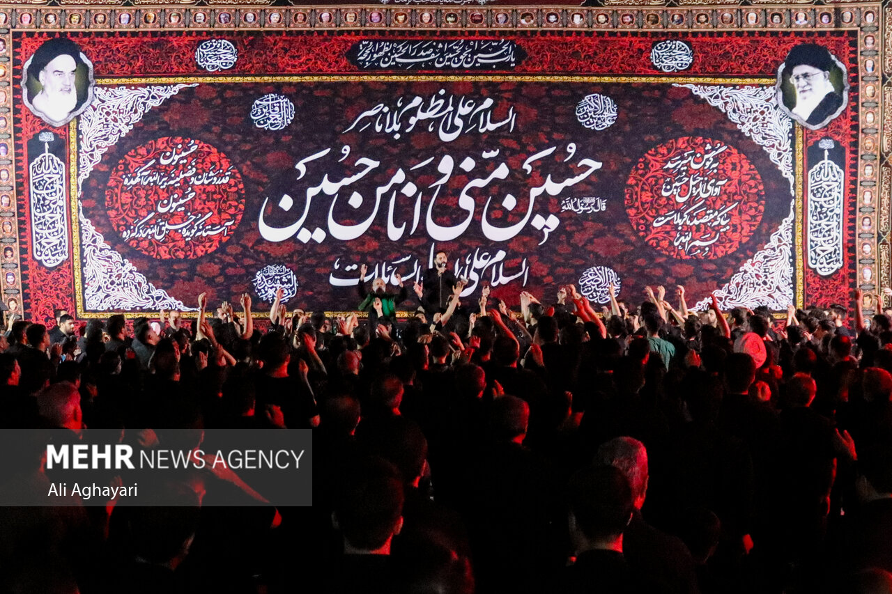 عزاداری شب پنجم محرم در ارومیه