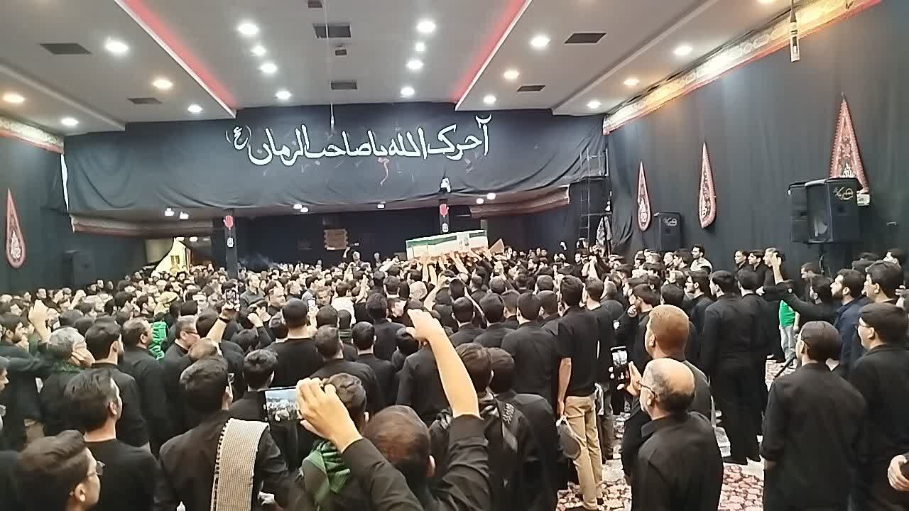 برگزاری مراسم وداع با شهید قنبری در بردسکن
