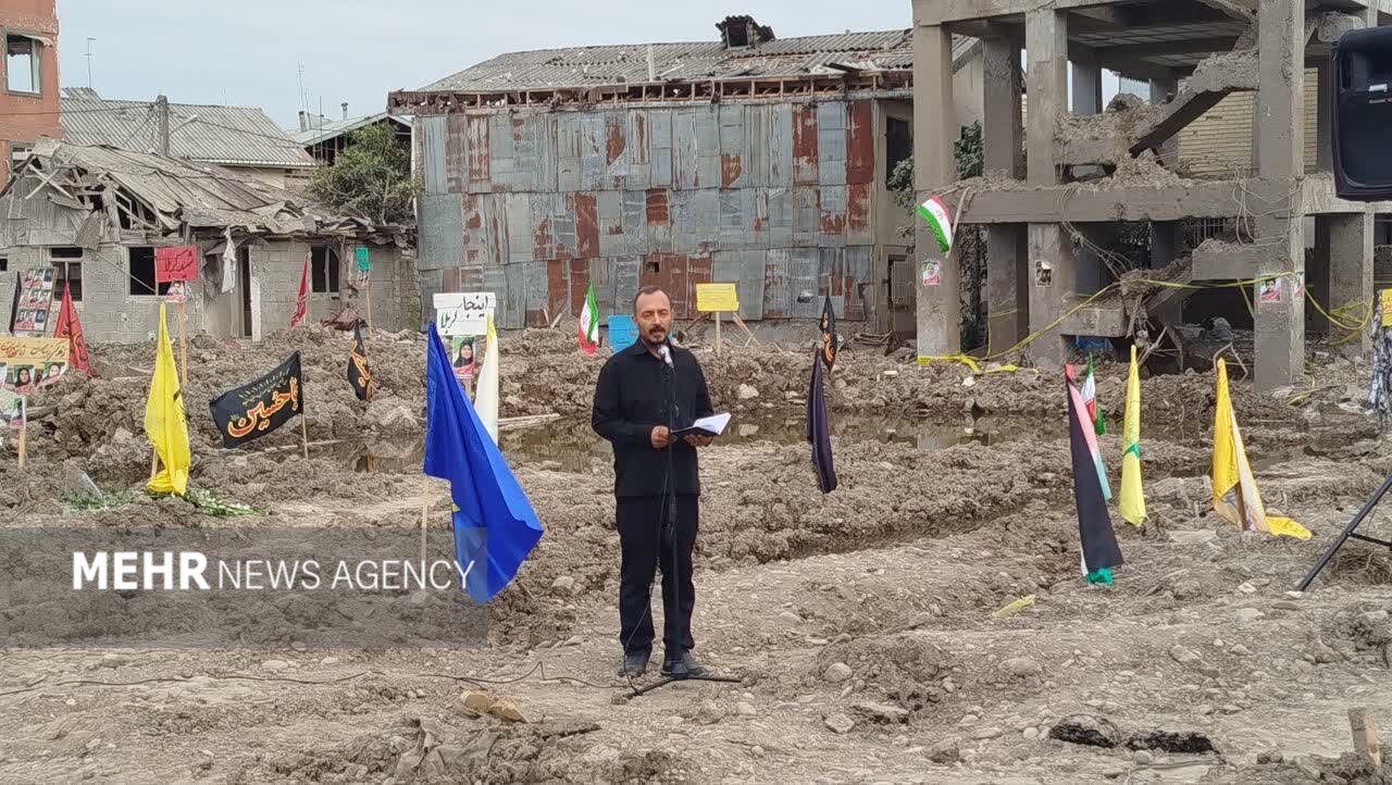 دورهمی شاعران گیلانی در معراج شهدای آستانه اشرفیه