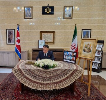 Iran embassy opens memorial book for Israel attack martyrs