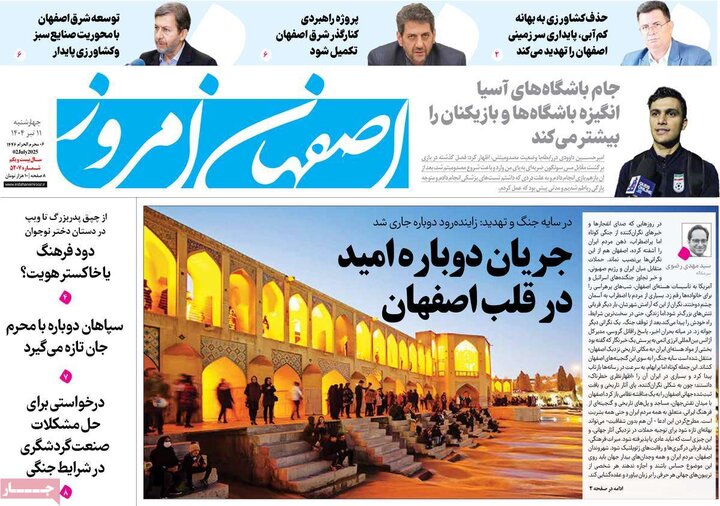 روزنامه‌های اصفهان