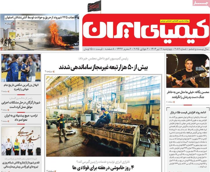 روزنامه‌های اصفهان