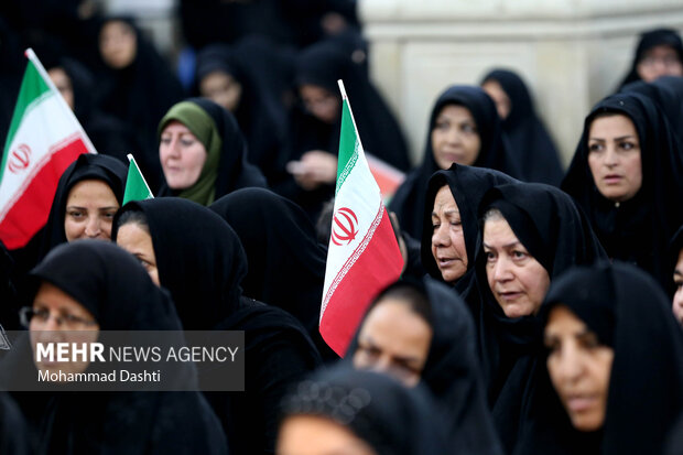 مراسم بزرگداشت شهدای اقتدار ایران در اردبیل