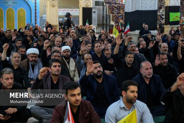 مراسم بزرگداشت شهدای اقتدار ایران در اردبیل