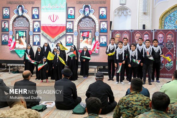 مراسم بزرگداشت شهدای اقتدار ایران در اردبیل