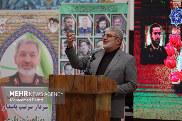 مراسم بزرگداشت شهدای اقتدار ایران در اردبیل