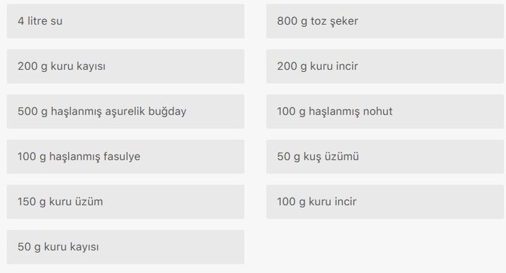 Kolay Aşure tarifi nasıl yapılır?