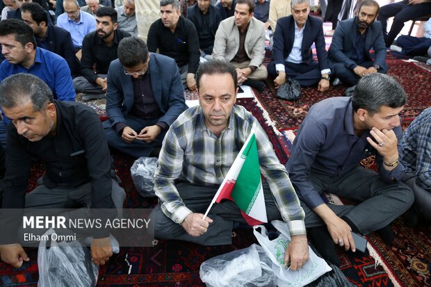 مراسم گرامیداشت شهدای اقتدار ایران در سنندج
