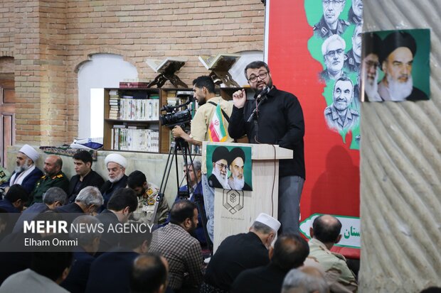 مراسم گرامیداشت شهدای اقتدار ایران در سنندج