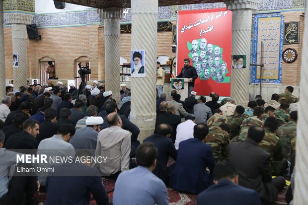 مراسم گرامیداشت شهدای اقتدار ایران در سنندج