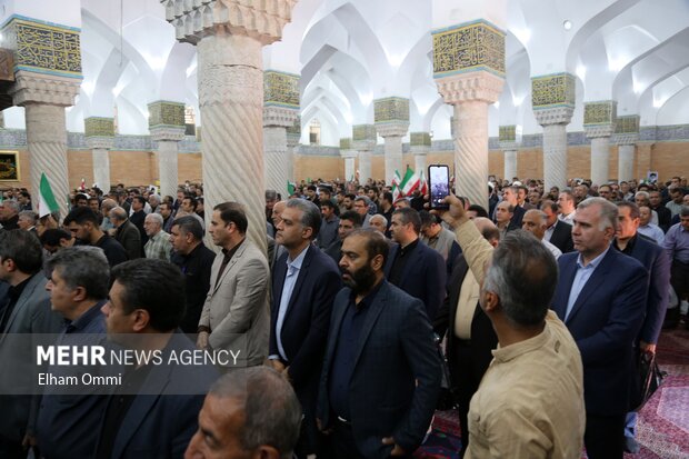 مراسم گرامیداشت شهدای اقتدار ایران در سنندج