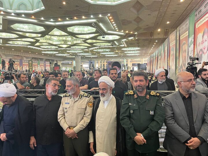 آئین بزرگداشت شهدای اقتدار ایران در مصلی امام خمینی (ره) برگزار شد