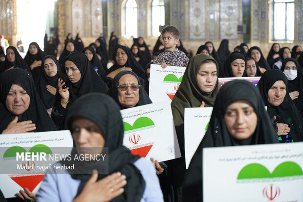 بزرگداشت شهدای اقتدار ایران در یاسوج