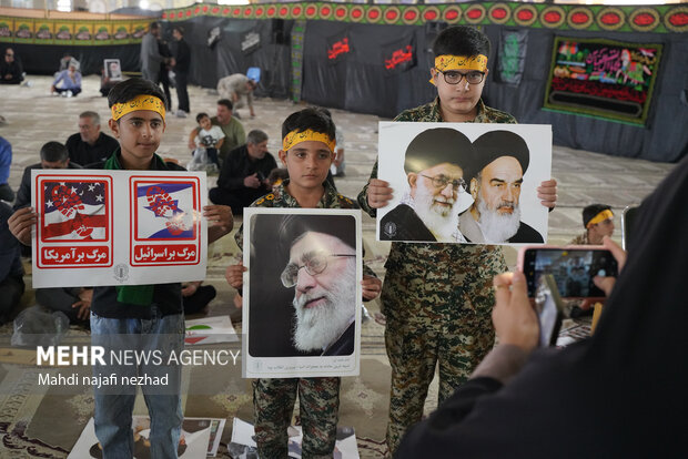 بزرگداشت شهدای اقتدار ایران در یاسوج