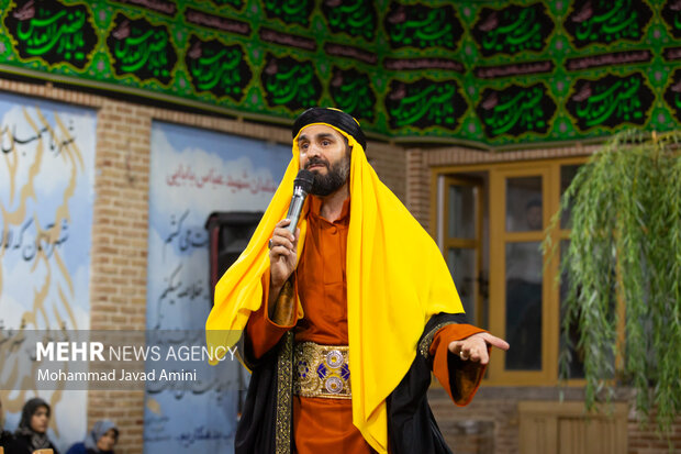 آیین تعزیه در منزل شهید عباس بابایی