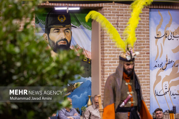 آیین تعزیه در منزل شهید عباس بابایی