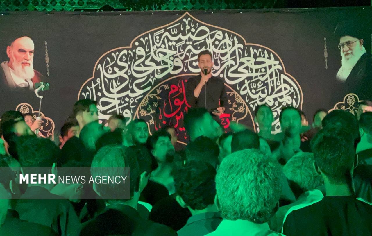 مراسم عزاداری شب ششم محرم در فومن
