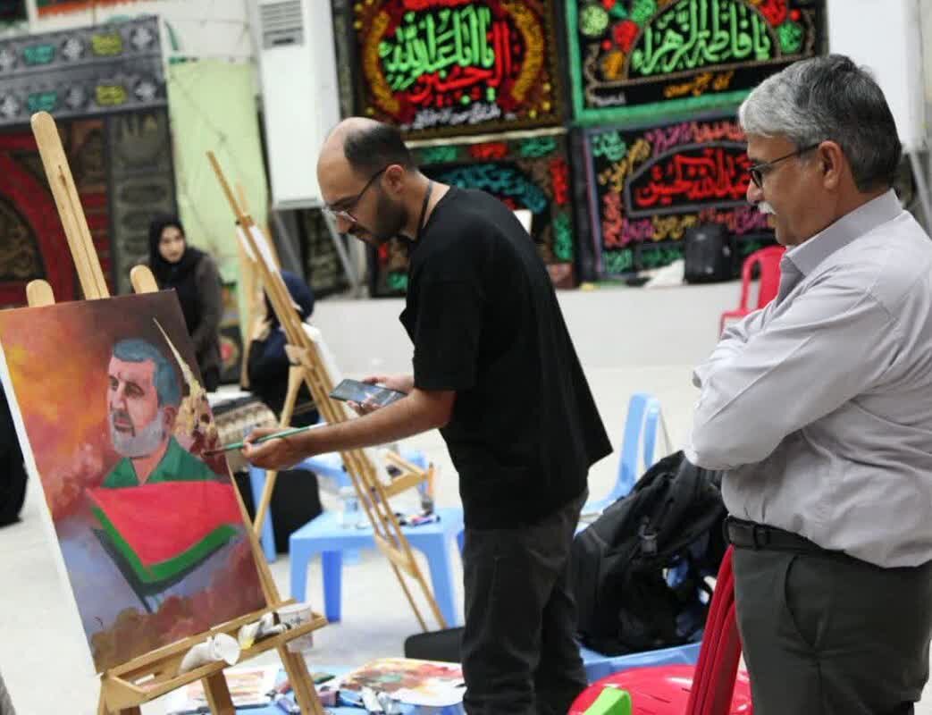 کارگاه نقاشی و تصویرسازی «ایران حسین» در بوشهر برگزار شد
