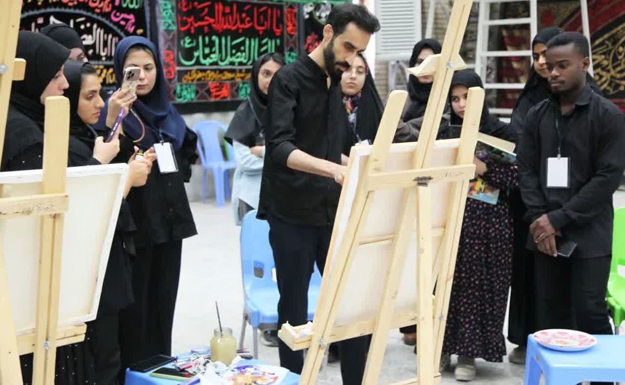 کارگاه نقاشی و تصویرسازی «ایران حسین» در بوشهر برگزار شد