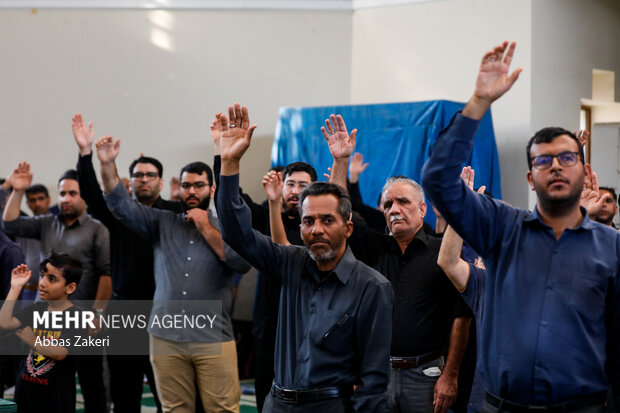 مراسم ختم شهید «سعید آذربادگان» در بندرعباس