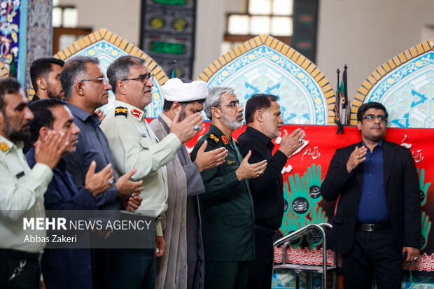 مراسم ختم شهید «سعید آذربادگان» در بندرعباس
