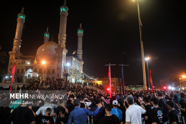 عزاداری شب هفتم محرم در بندرعباس