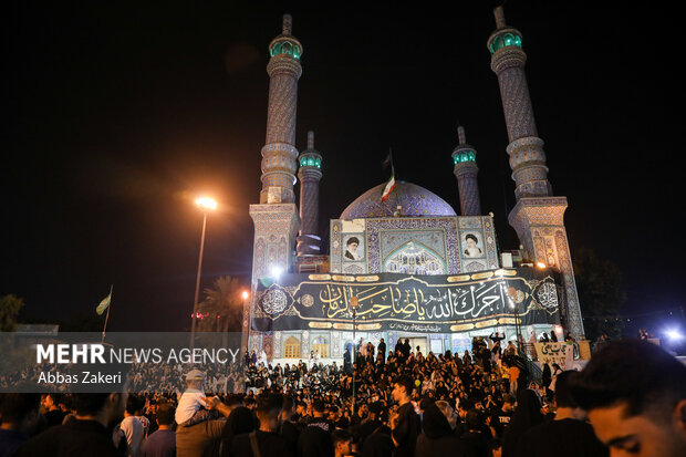 عزاداری شب هفتم محرم در بندرعباس