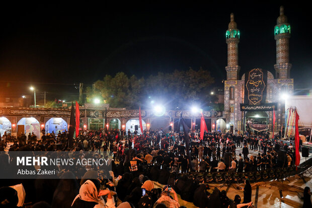 عزاداری شب هفتم محرم در بندرعباس