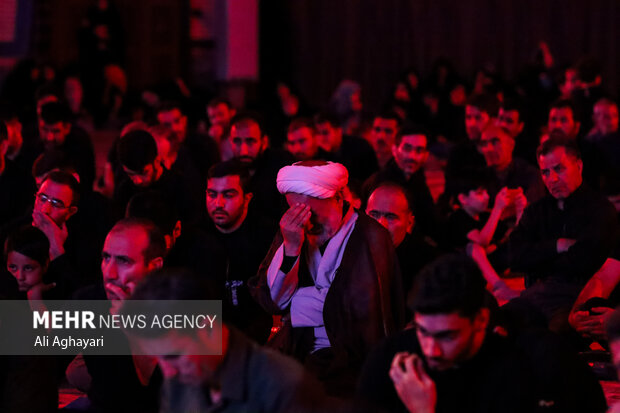 عزاداری شب هفتم محرم در حسینیه اعظم ثارالله ارومیه