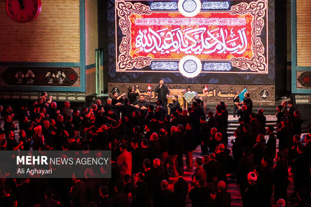 عزاداری شب هفتم محرم در حسینیه اعظم ثارالله ارومیه