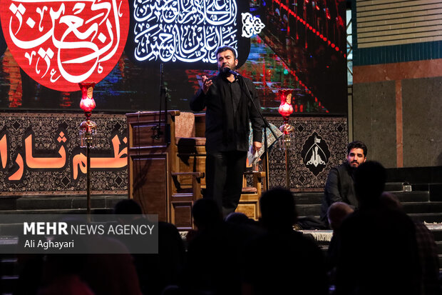 عزاداری شب هفتم محرم در حسینیه اعظم ثارالله ارومیه