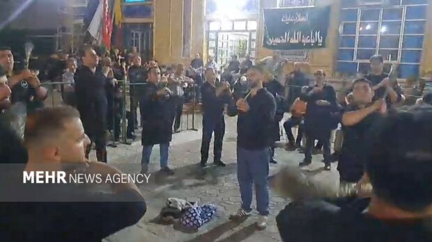 سوگ شب هشتم محرم در بندر آستارا