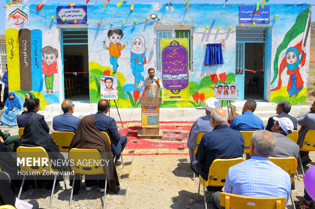 افتتاح مدرسه و کتابخانه توسط گروه جهادی شهدا