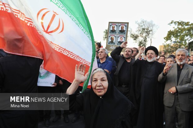 اجتماع بزرگ ضد صهیونیستی و سوگواری هیئت‌های مذهبی تبریز