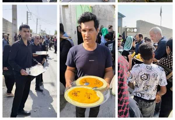 مراسم «علم گردانی» در روستای «درودگاه» دشتستان برگزار شد