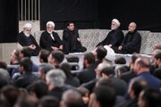 مراسم عزاداری شب تاسوعای حسینی در حسینیه امام خمینی(ره)