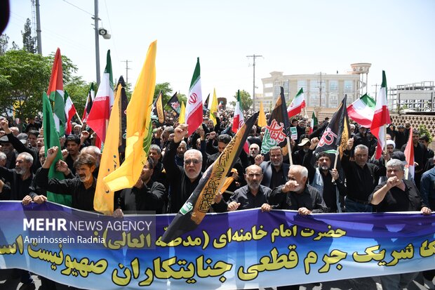 راهپیمایی جمعه های خشم و نصر در بیرجند