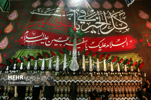 عزاداری دهه اول محرم در هیئت ورزشکاران ری