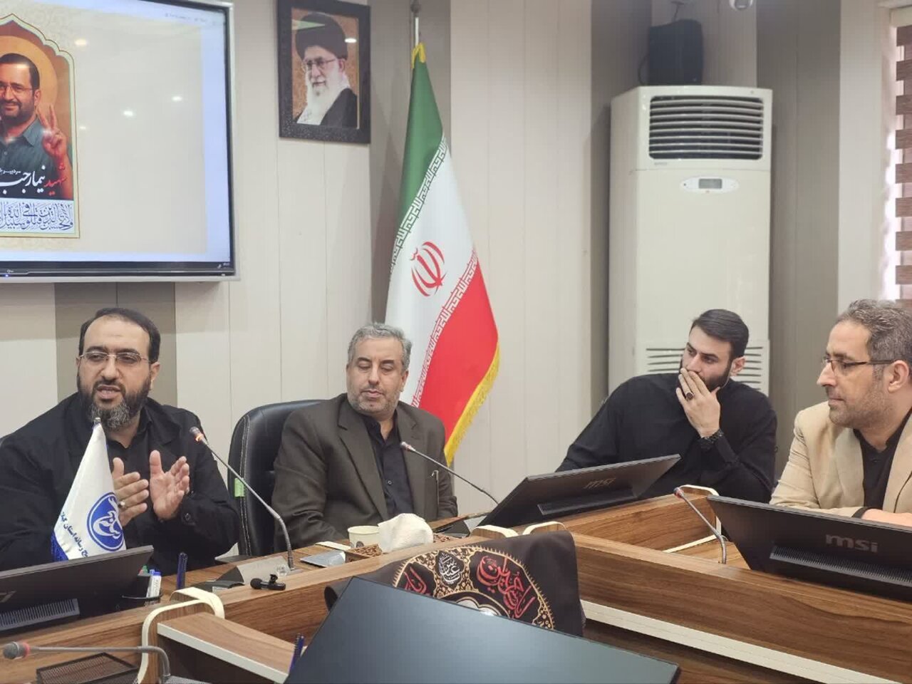 تصاویری از مراسم یادبود شهدای اقتدار و رسانه در رشت