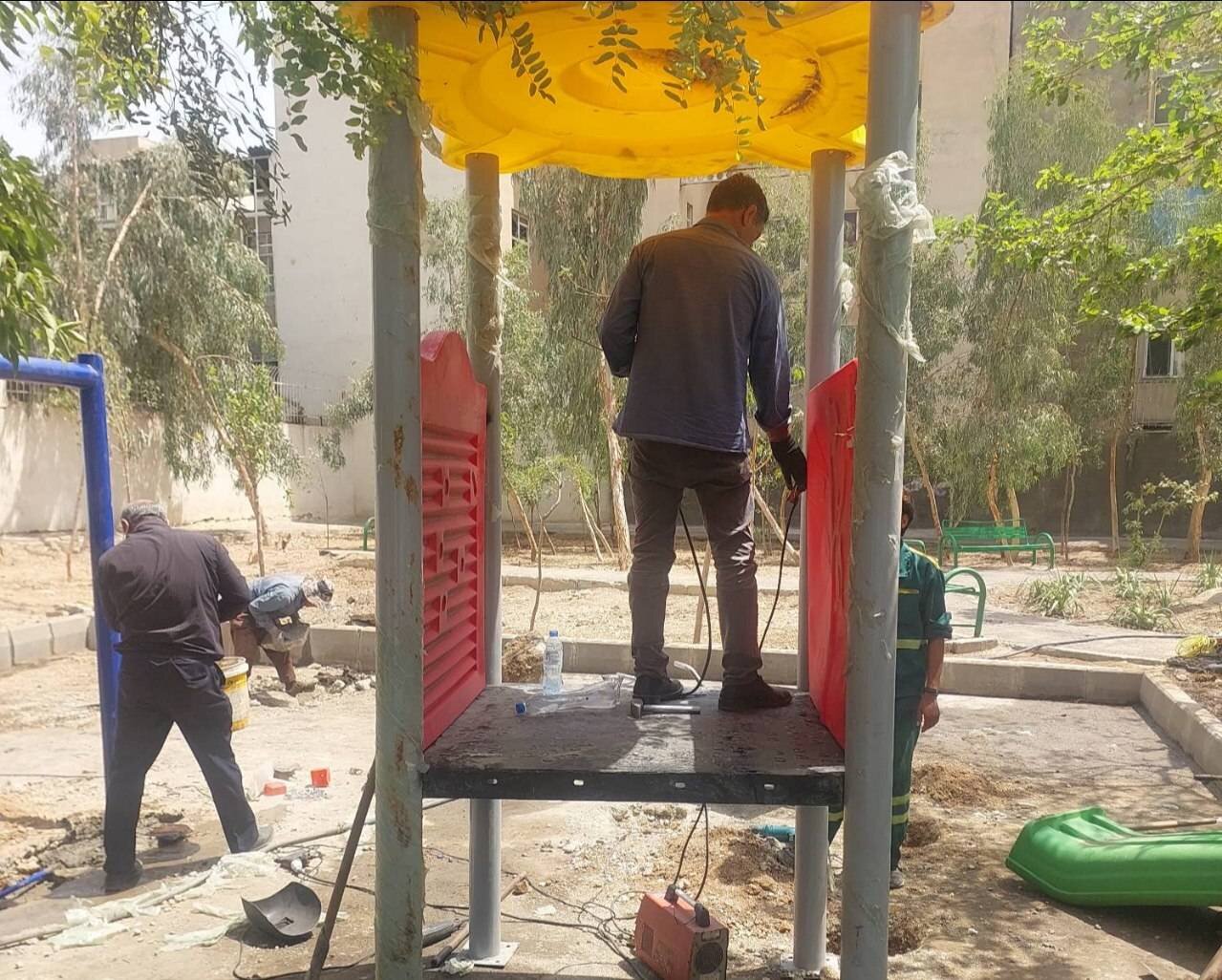 بوستان،منطقه،كودكان،بازي،مبيني،سبز،حمله