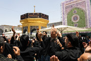 Hz. İmam Rıza (a.s) Türbesi'nde matem merasimi