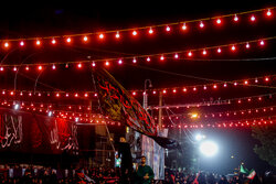 برپایی خیمه محبان‌الرضا (ع) در چهارراه ولیعصر همزمان با محرم