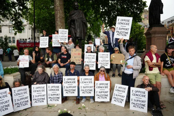 UK police detain 20 persons for supporting Palestine action