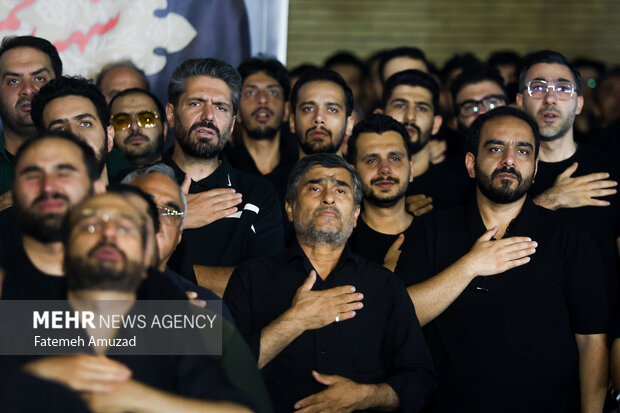 مراسم عزاداری محرم در هیئت ریحانه الحسین (س)