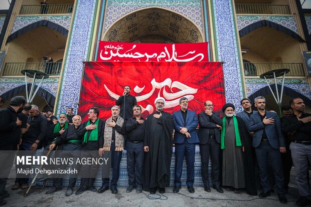 اجتماع بزرگ عزاداران حسینی مهریز