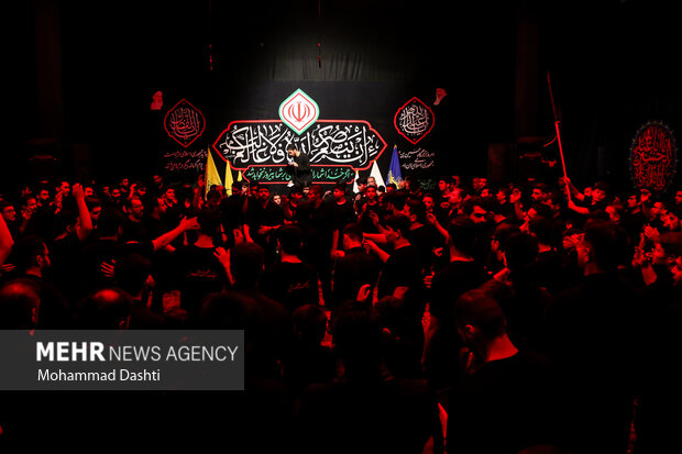 عزاداری شب تاسوعای حسینی در مکتب الشهدا اردبیل