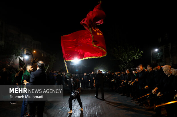 مراسم عزاداری مردم روستای خورهه محلات در ماه محرم