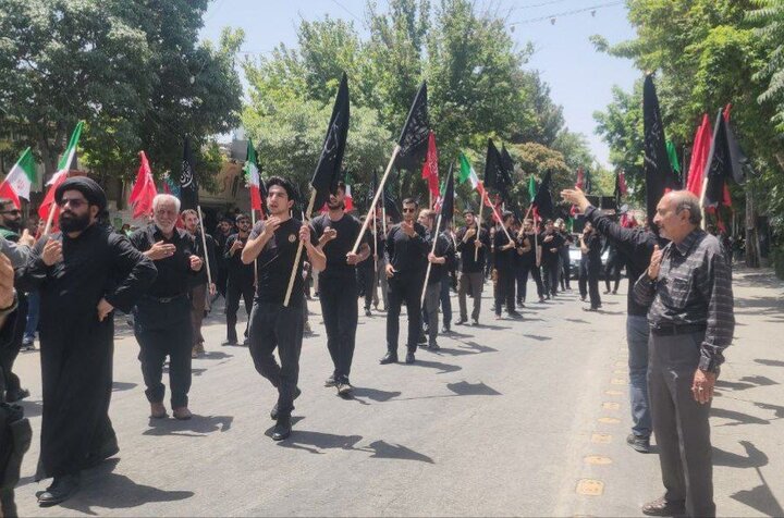 دسته‌روی مردم گرگان با حضور نماینده ولی‌فقیه و استاندار گلستان