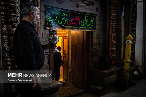 آیین عزاداری حسینی در خانه تاریخی ملک
