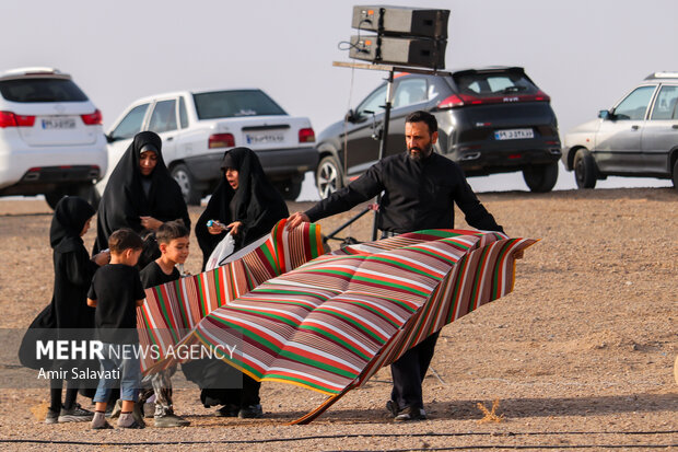 عزاداری در صحرا